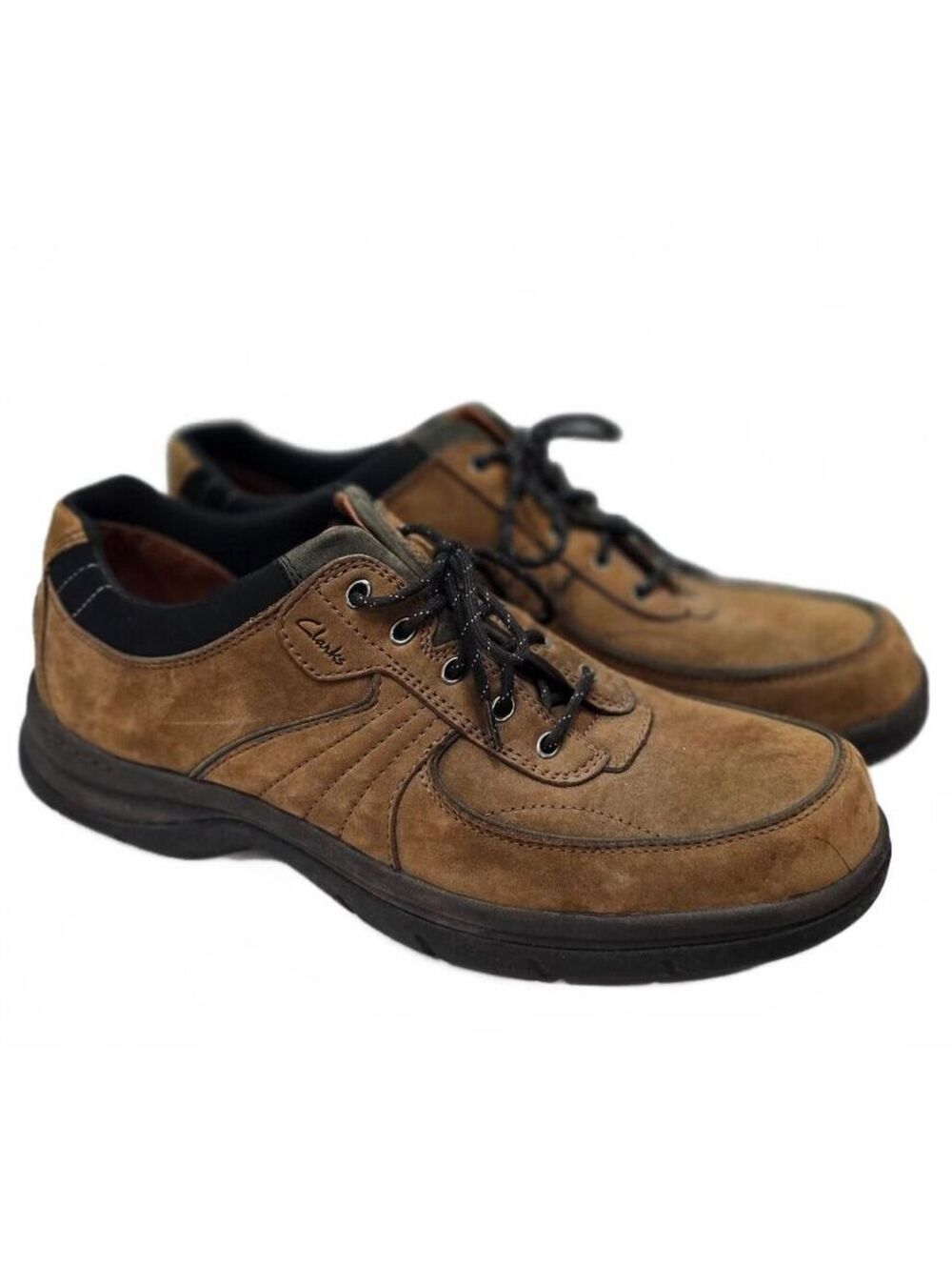 Clarks Men's Brown Leather Casual Shoes Size 11